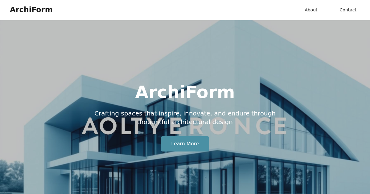 Landing page example 6